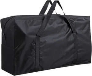 Inflatable Kayak Boat Bag, Foldable Storage Carry Bag Travel Bag Waterproof for Kayak/Boat/Canoeing Sea/Fishing/Rafting/Swimming/Camping, 28.3 * 18.5 * 8.7inches (Black)