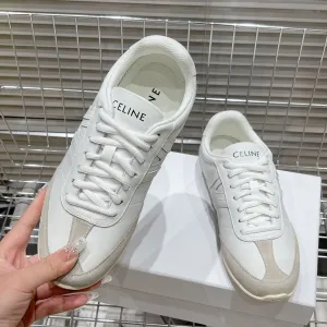 Innovative Celine SNEAKER LACE-UP IN CALFSKIN Bundle deal LOW OPTIC GRAY WHITE
