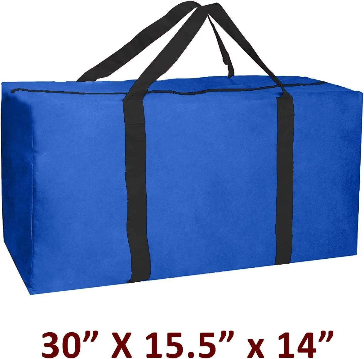 Jalousie 3 Pack 110L / 29 GAL Extra Large Heavy Duty Storage Bags Moving Bag Totes Storage Bin Space Saver Travel Duffel Bags - Made of Tough 600D Oxford (Navy-Black 3 Pack)