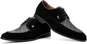 JITAI Mens Oxford Shoes Mens Casual Dress Shoes Lace Up Fashion Shoes