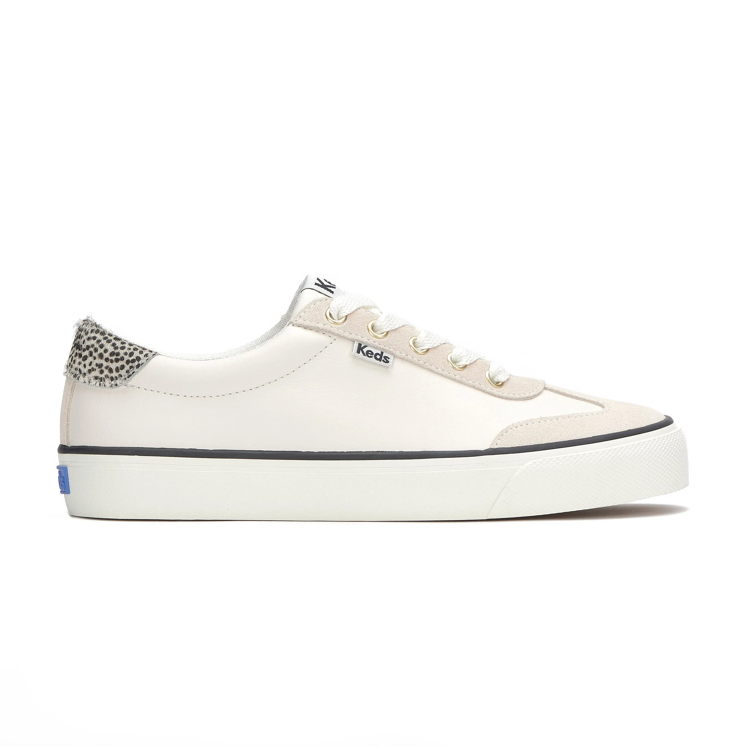 Jump Kick T-Toe Leather/Suede Snow White