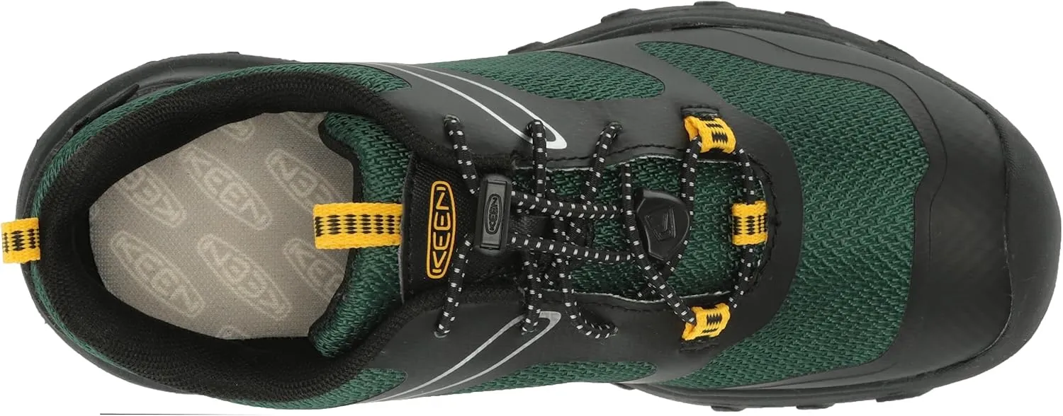 KEEN Kids' Wanduro Low Height Waterproof Easy On Durable Hiking Sneaker