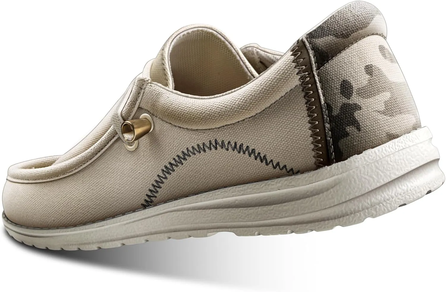 KEMISANT Men Slip On Shoes, Boat Shoes Sneaker Shoes Walking Shoes for Men Women Stretch Fit Lightweight
