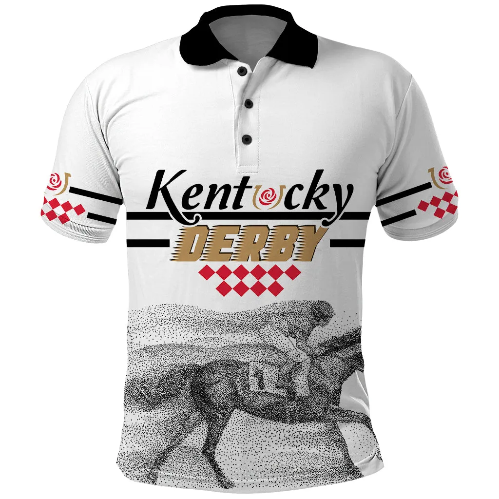 Kentucky Derby Polo Shirt The Race For The Roses LT7