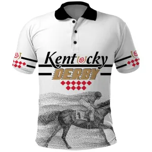 Kentucky Derby Polo Shirt The Race For The Roses LT7