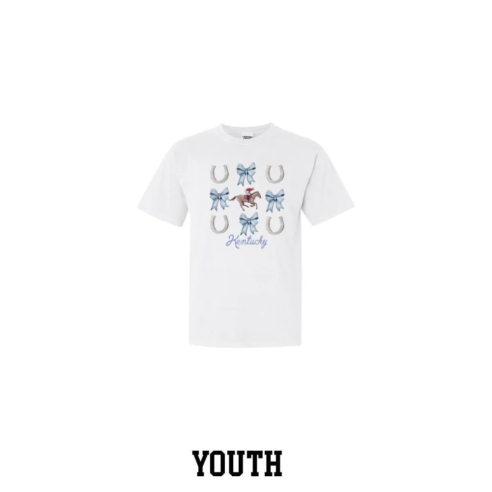 Kentucky Horse and Bows Youth Comfort Colors T-Shirt