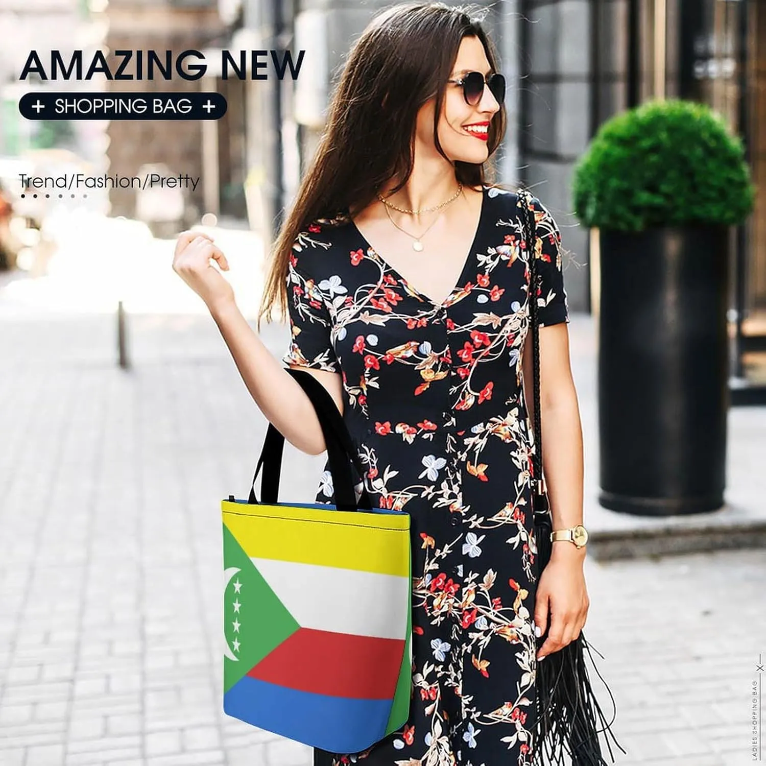 KiRYu Trendy British Antarctic Territory Flag Women's Large Shoulder Bag Perfect for Daily Errands and Shopping