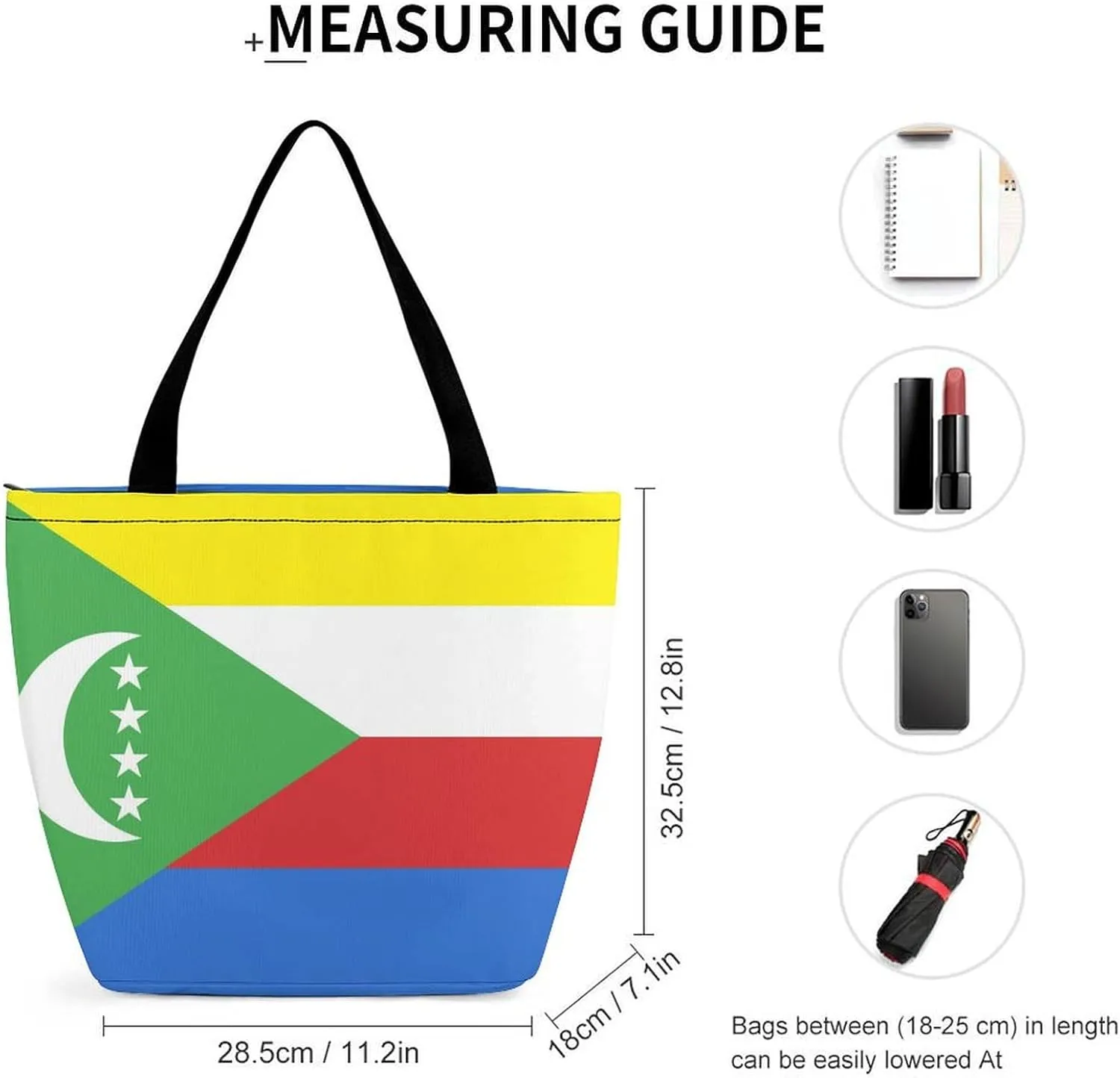 KiRYu Trendy British Antarctic Territory Flag Women's Large Shoulder Bag Perfect for Daily Errands and Shopping