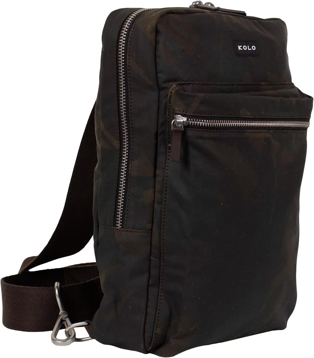 Kolo Derby Shoulder Sling Bag, Cross-Body Shoulder Strap, Organic Waxed Cotton Canvas