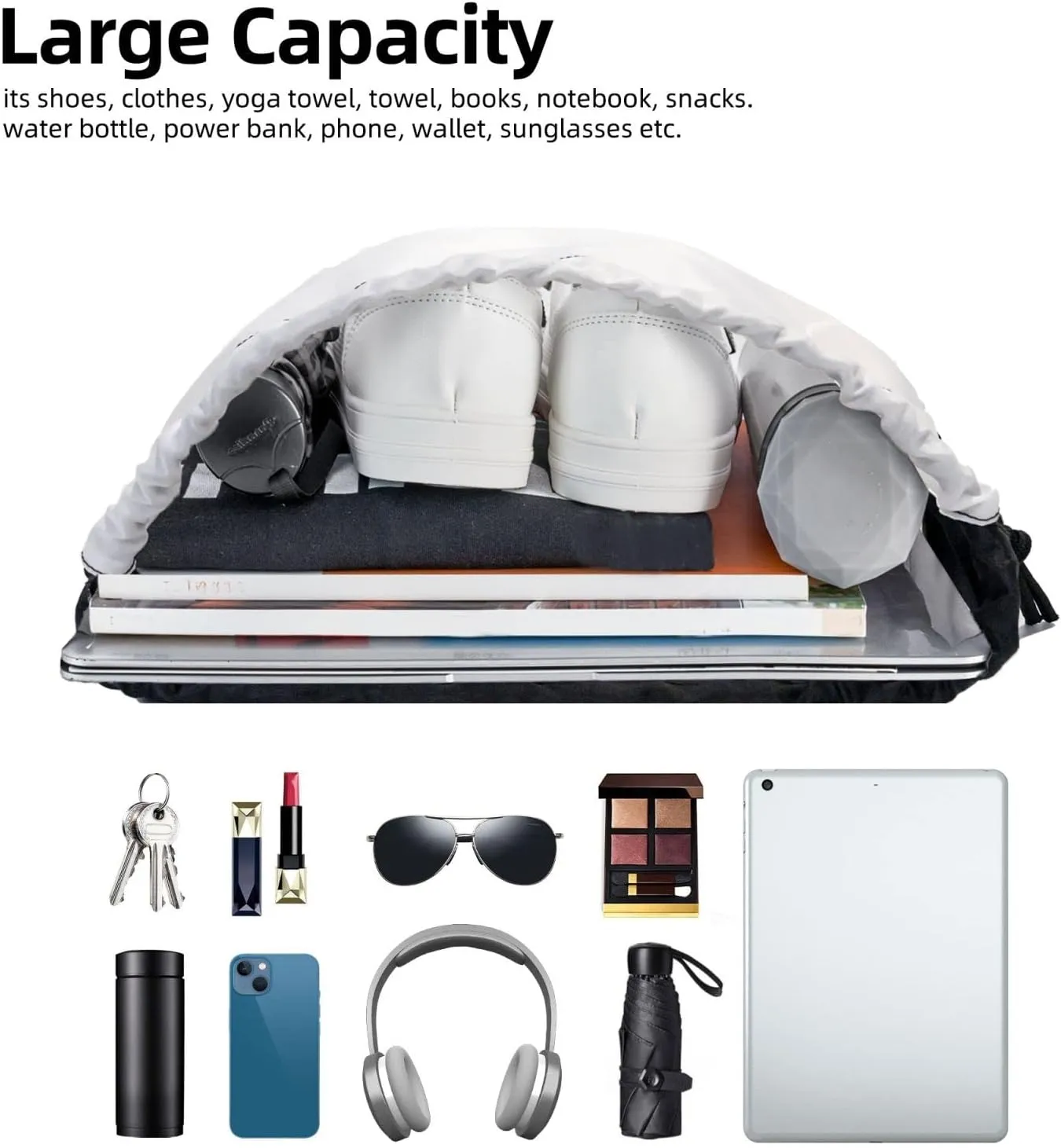 Landscape of Monument Valley Drawstring Backpack Waterproof String Bag Sports Sackpack Gym Bags for Men Women