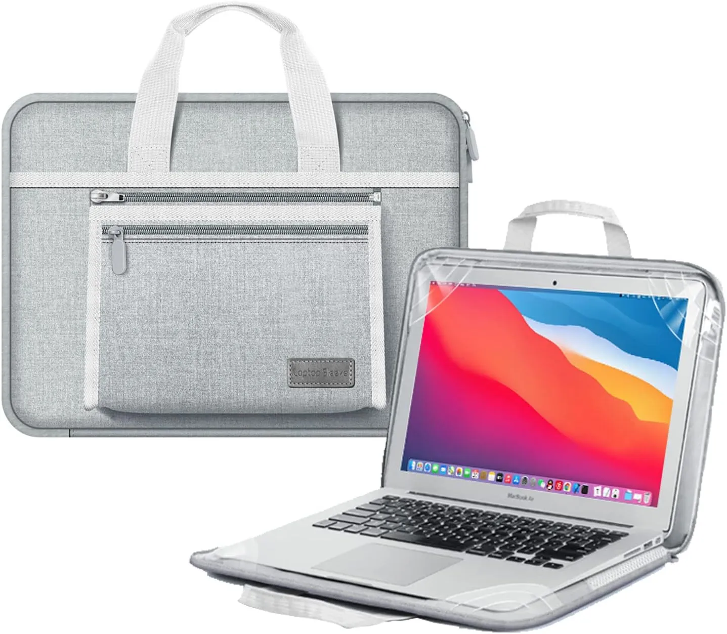 Laptop Bag, Durable Travel Bag for Business, Compatible with MacBook Air/Pro, HP, Dell and Asus Laptops(13-14 inch)