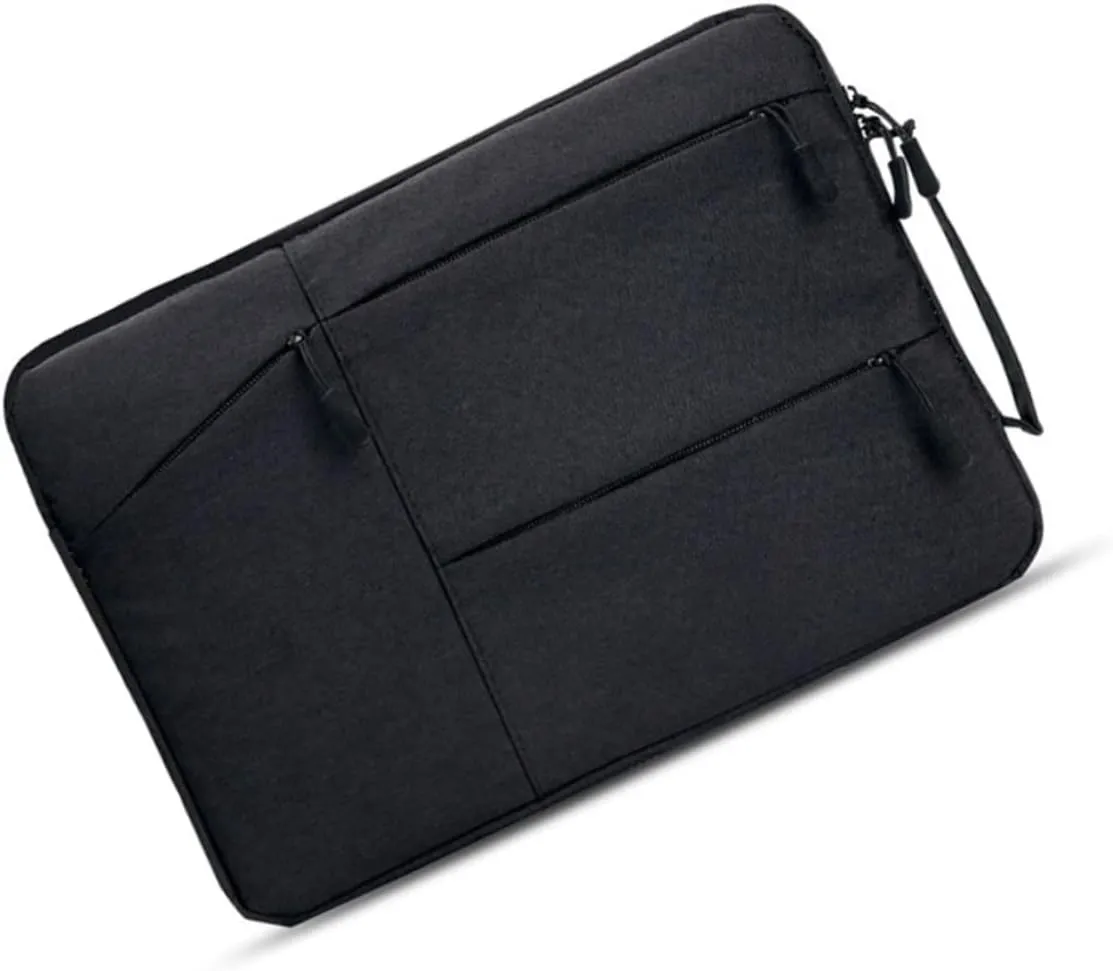 Laptop Handbag Portable Notebook Case with Pockets Breathable Design for Men Women Use