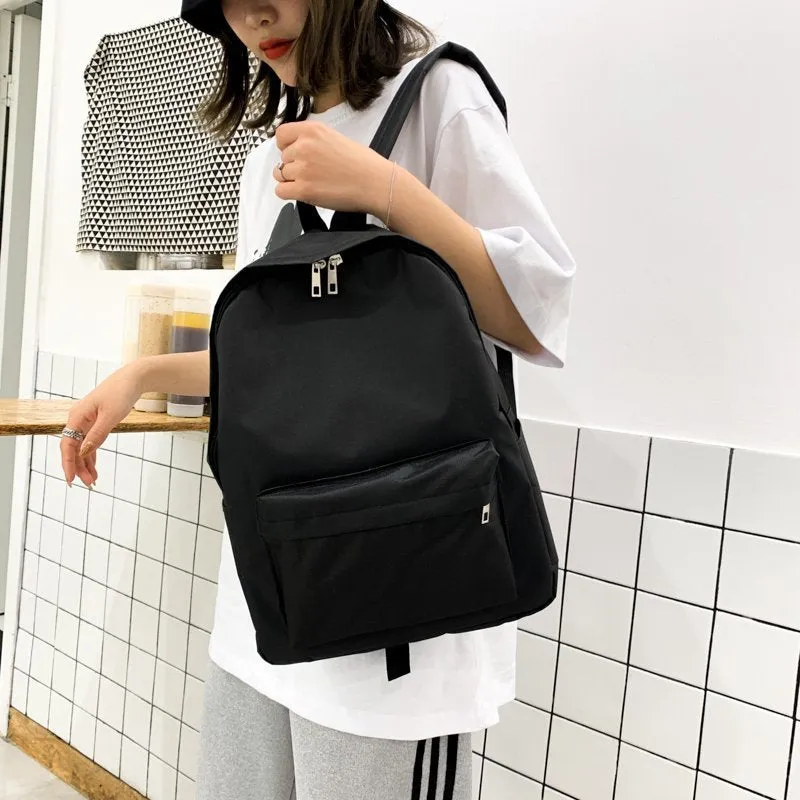 Large Capacity Style Simple Campus Korean Backpacks