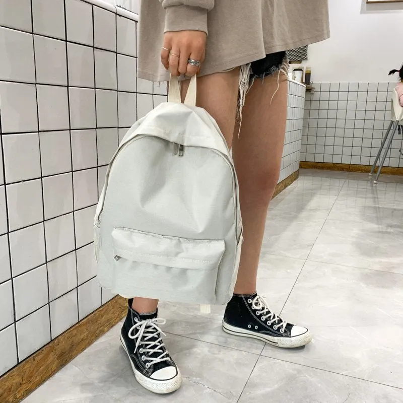 Large Capacity Style Simple Campus Korean Backpacks