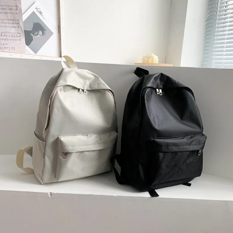 Large Capacity Style Simple Campus Korean Backpacks
