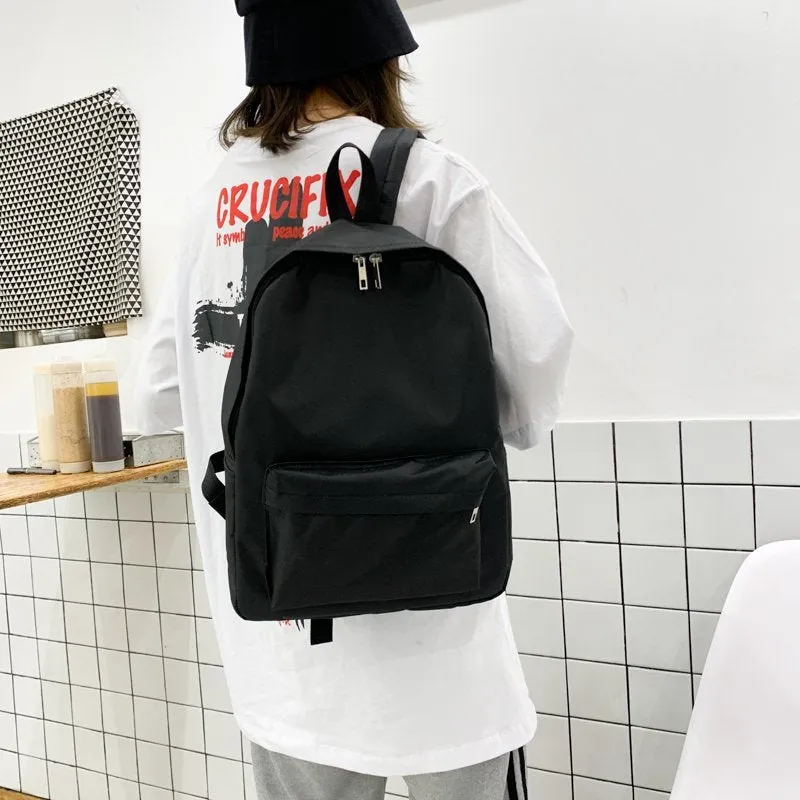 Large Capacity Style Simple Campus Korean Backpacks
