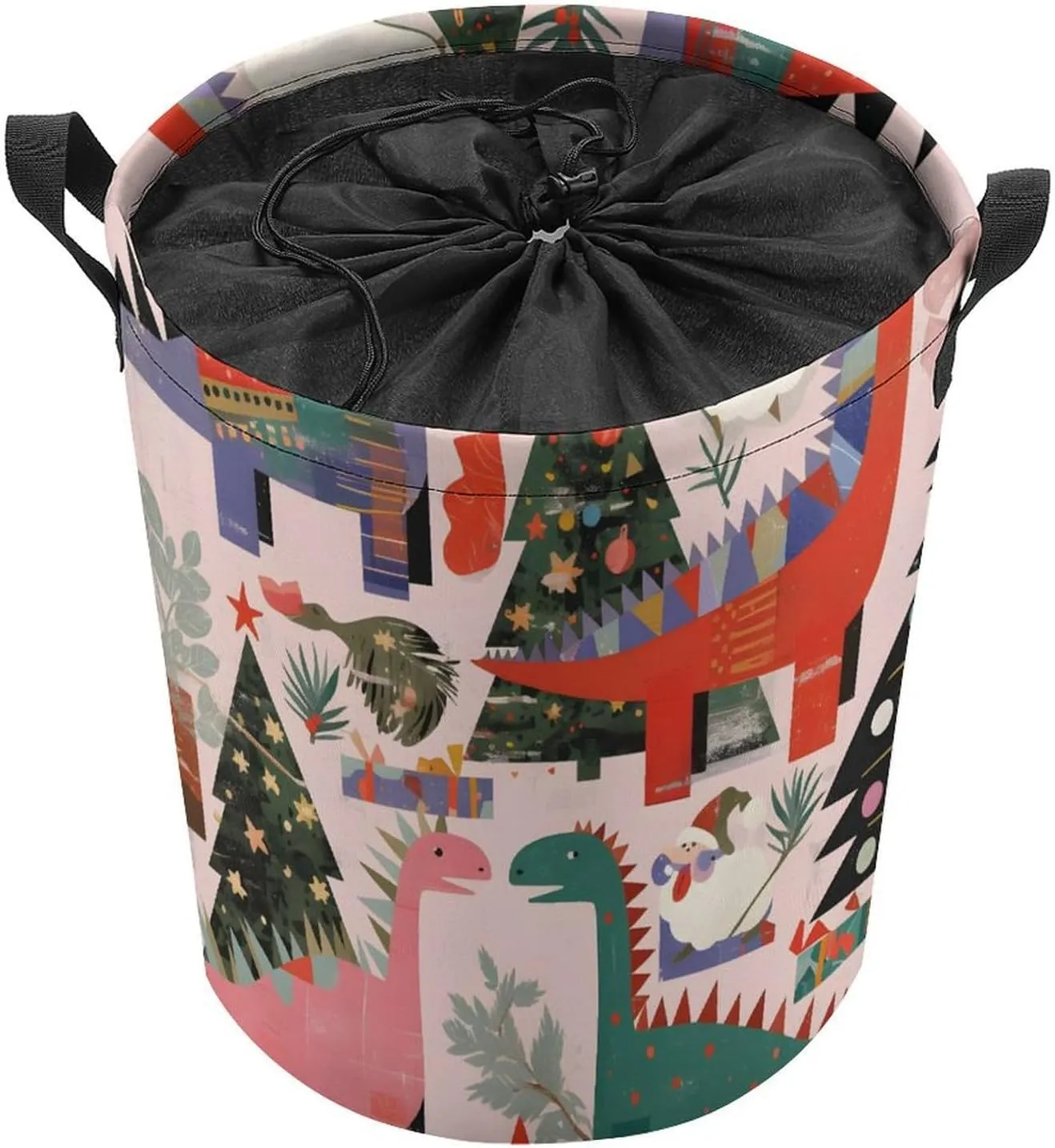 Laundry Hampers, Large Drawstring Laundry Bag, Removable Laundry Bags, Collapsible Storage Bin with Handles for Home Organization, Kids Room, Nursery Creative Arts