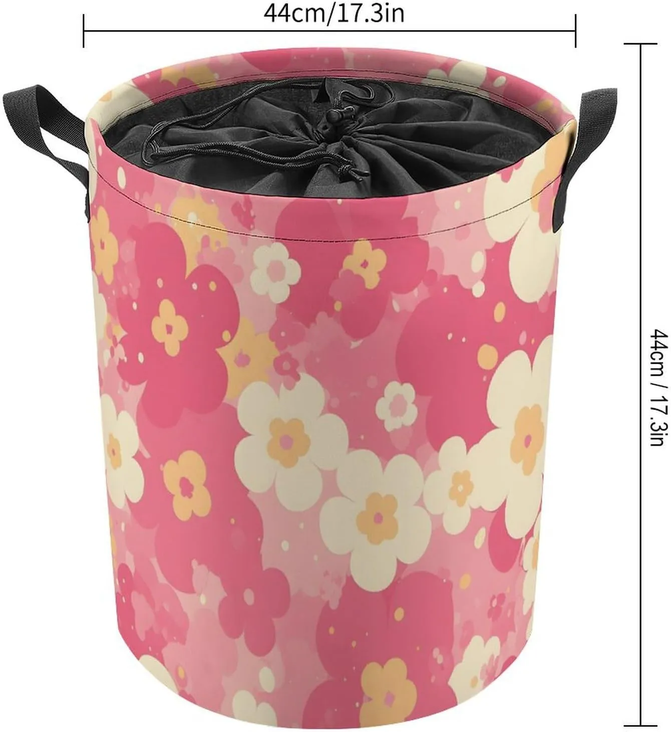 Laundry Hampers, Large Drawstring Laundry Bag, Removable Laundry Bags, Collapsible Storage Bin with Handles for Home Organization, Kids Room, Nursery Product