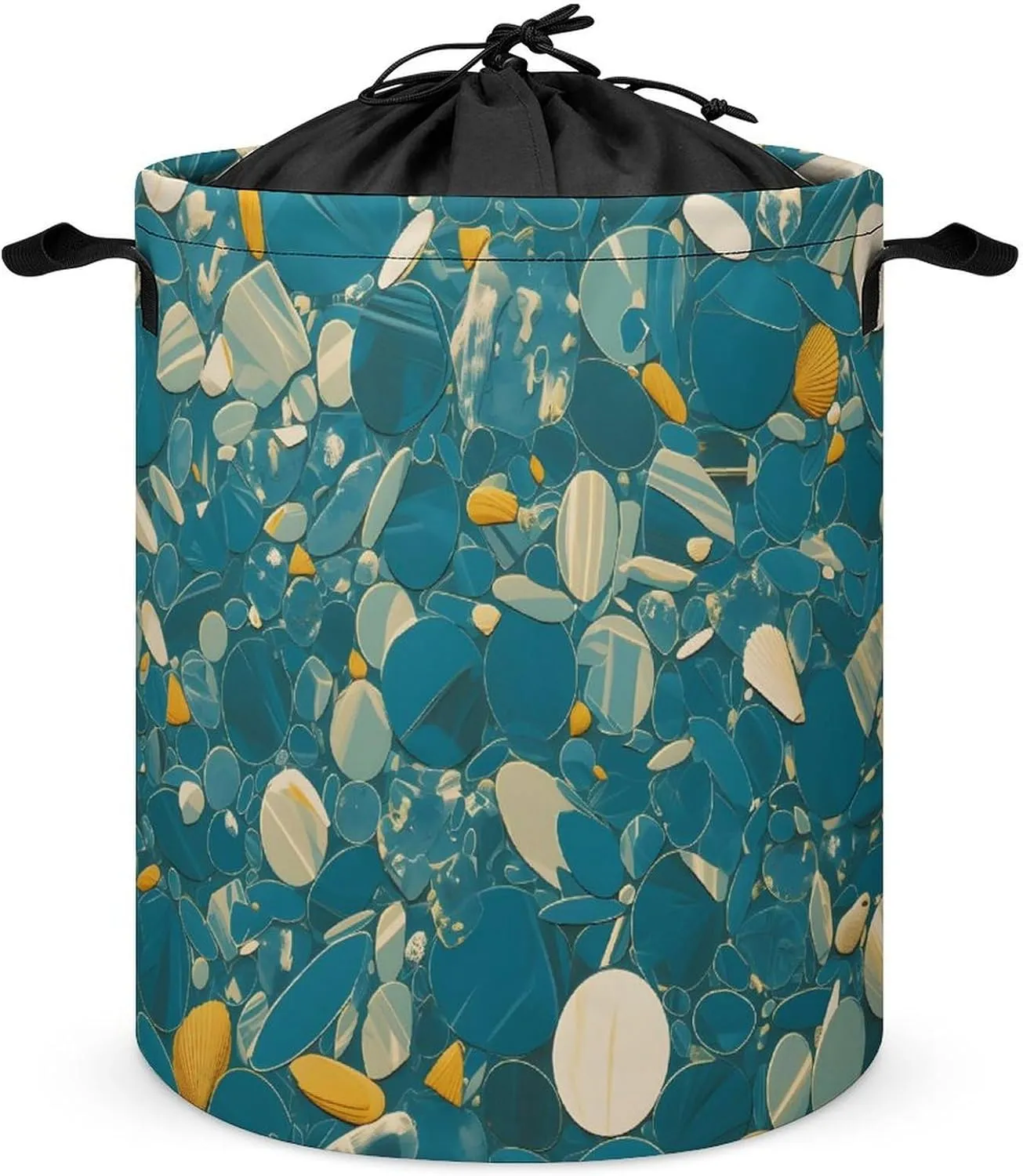 Laundry Hampers, Large Drawstring Laundry Bag, Removable Laundry Bags, Collapsible Storage Bin with Handles for Home Organization, Kids Room, Nursery Textile