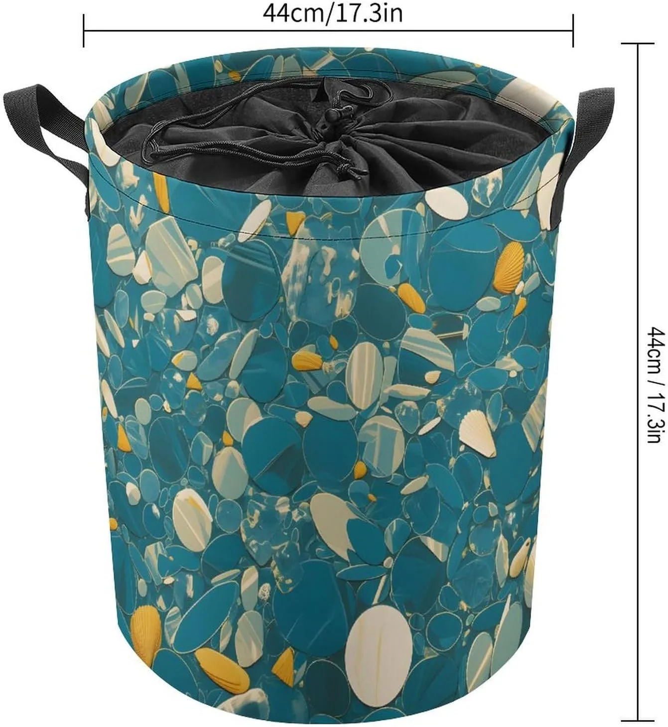 Laundry Hampers, Large Drawstring Laundry Bag, Removable Laundry Bags, Collapsible Storage Bin with Handles for Home Organization, Kids Room, Nursery Textile