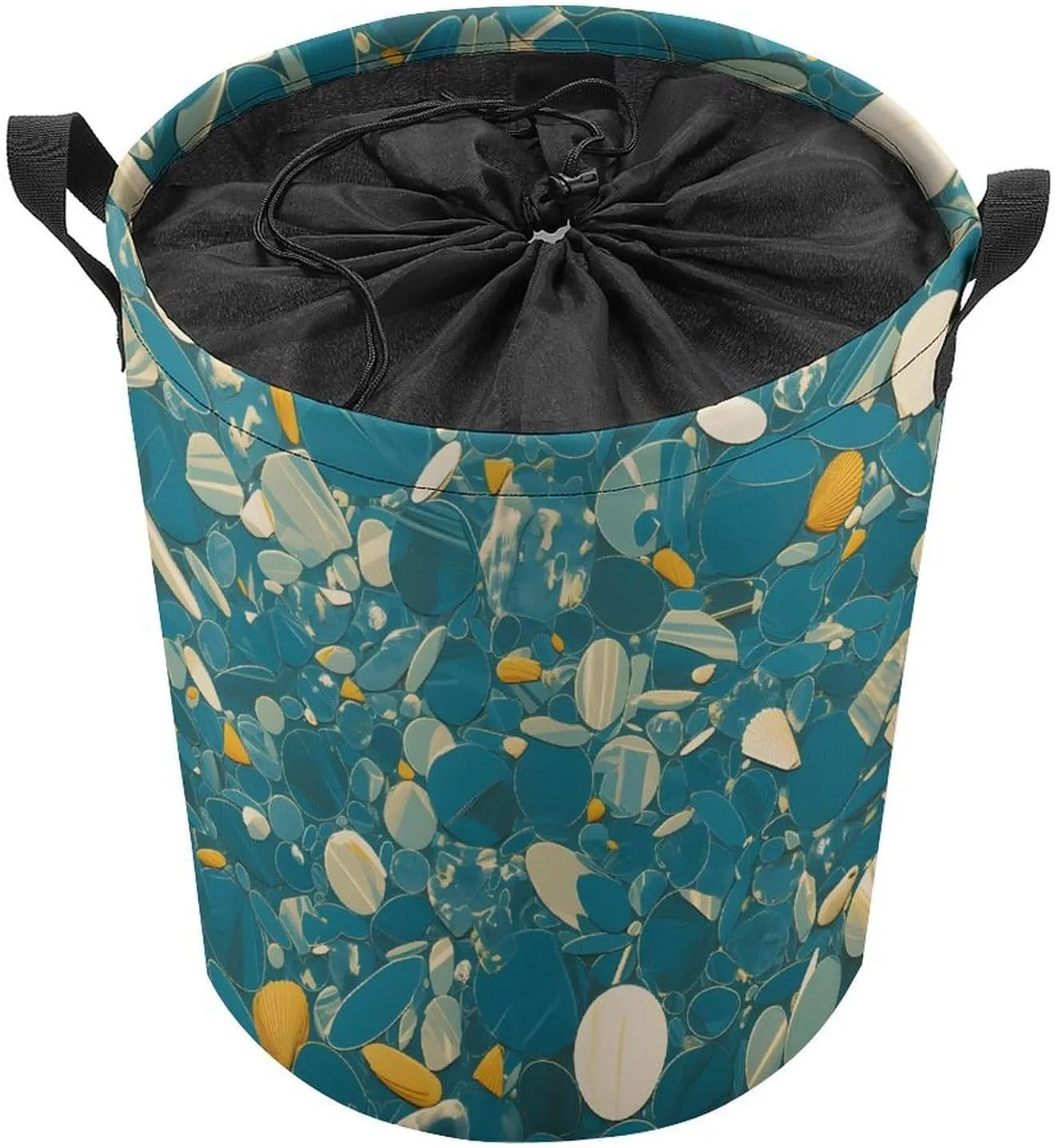 Laundry Hampers, Large Drawstring Laundry Bag, Removable Laundry Bags, Collapsible Storage Bin with Handles for Home Organization, Kids Room, Nursery Textile