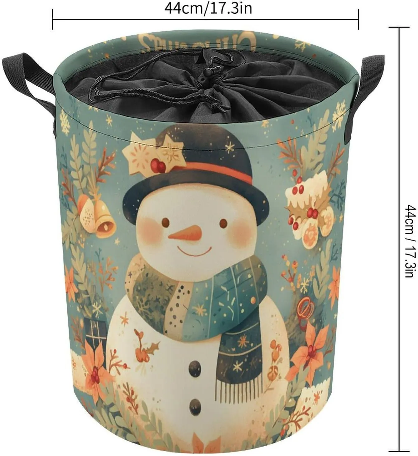 Laundry Hampers, Large Drawstring Laundry Bag, Removable Laundry Bags, Collapsible Storage Bin with Handles for Home Organization, Kids Room, Nursery Vertebrate