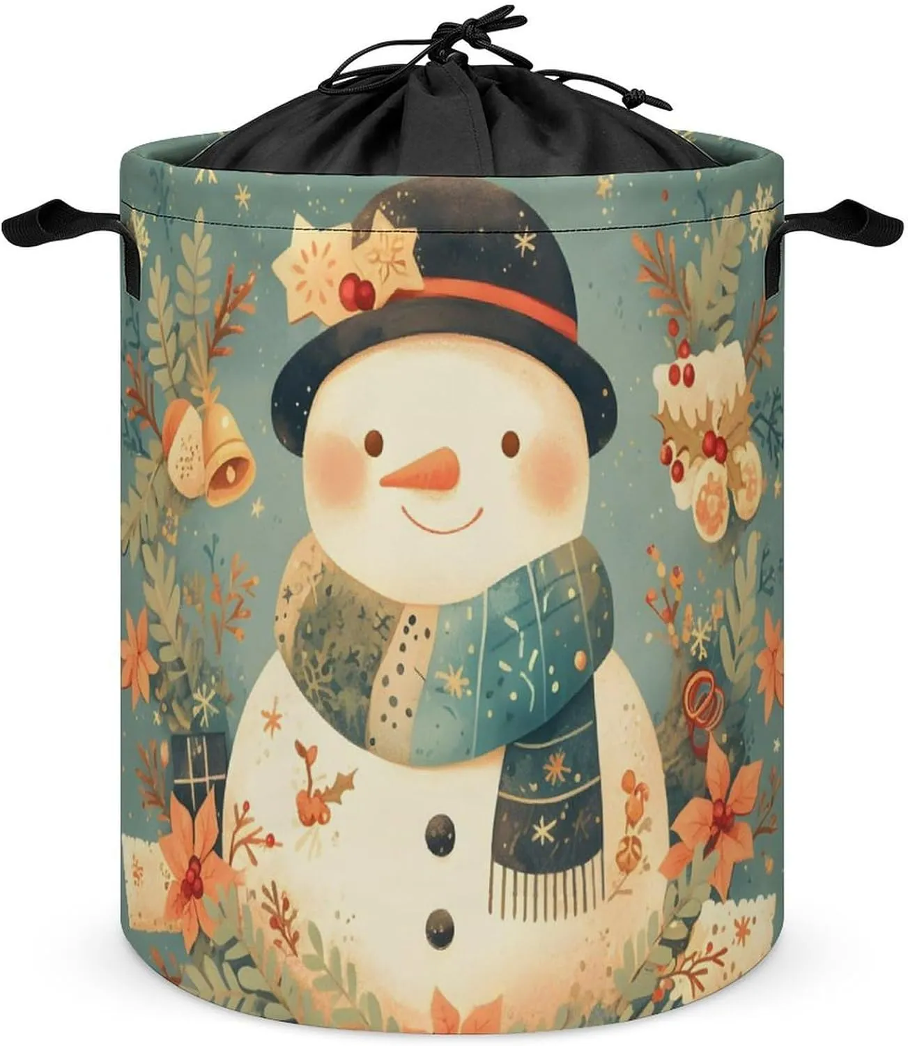 Laundry Hampers, Large Drawstring Laundry Bag, Removable Laundry Bags, Collapsible Storage Bin with Handles for Home Organization, Kids Room, Nursery Vertebrate