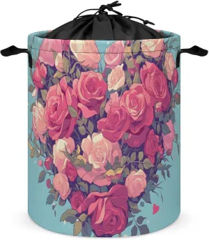 Laundry Hampers, Large Drawstring Laundry Bag, Removable Laundry Bags, Collapsible Storage Bin with Handles for Home Organization, Kids Room, Nursery Wedding Ceremony Supply