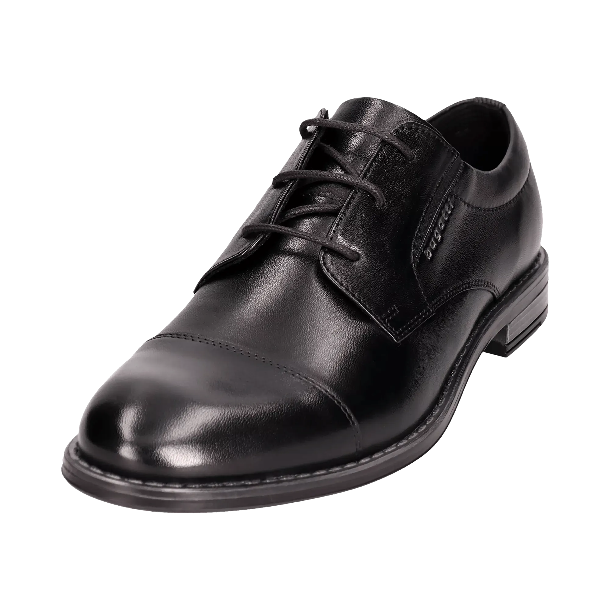 Leder Business Schnürer schwarz