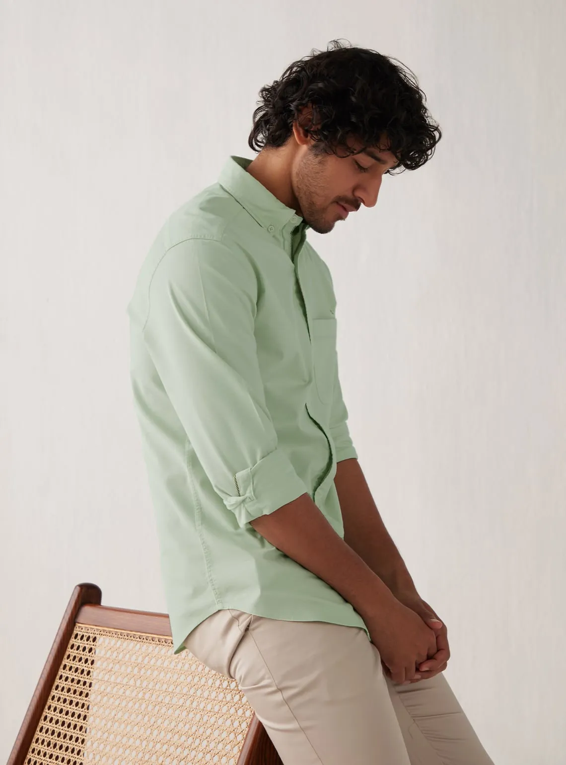 Lemon Grass Rhodium Mark Shirt