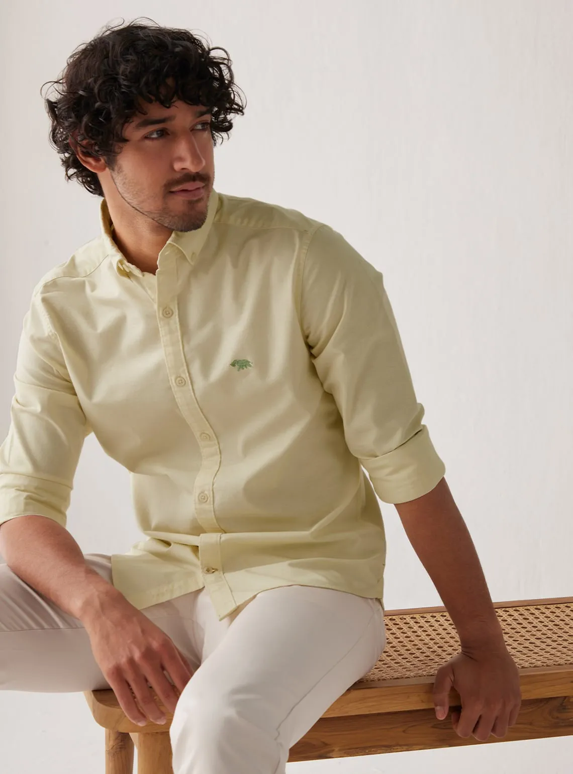 Light Lemon Fern Mark Shirt