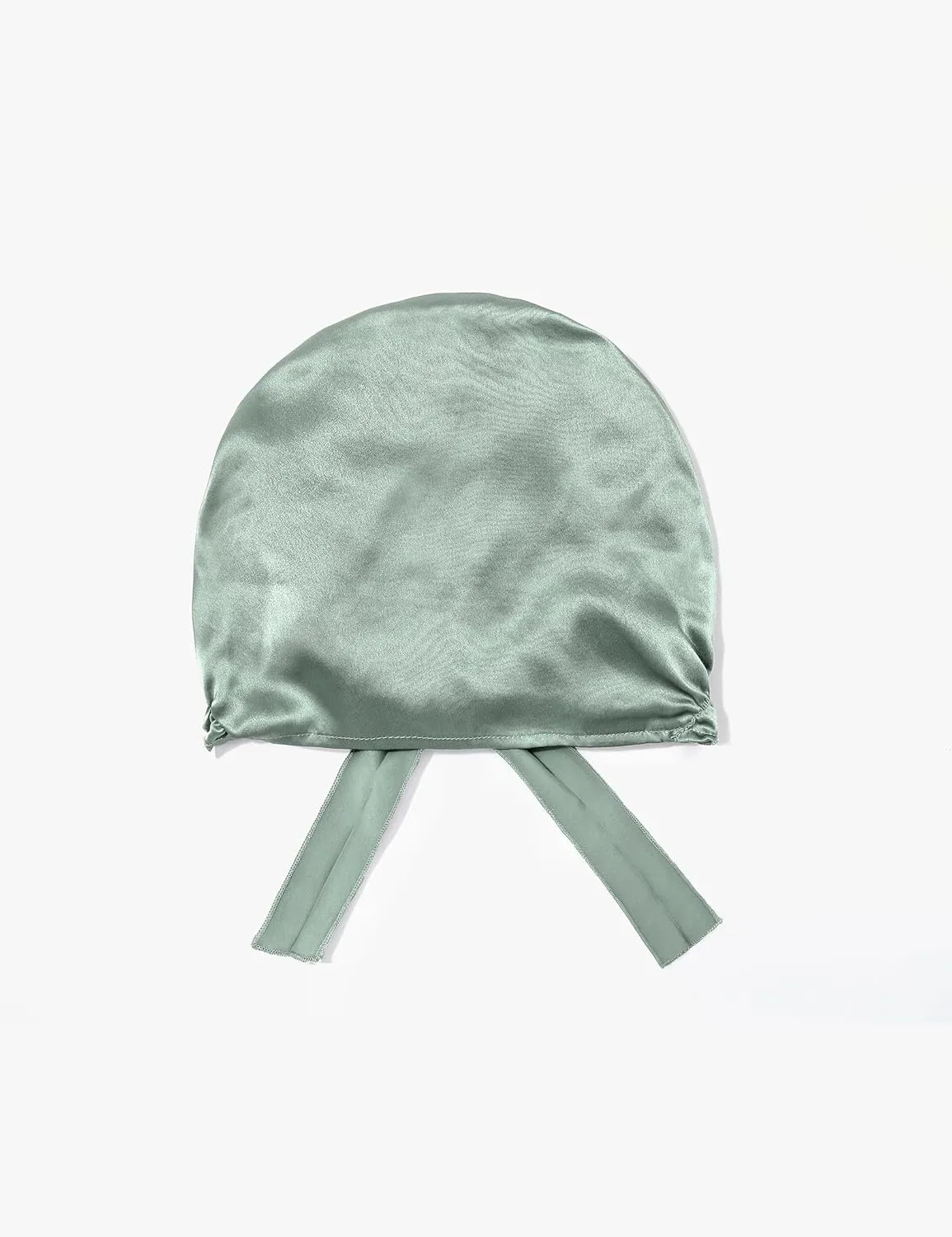 LilySilk Silk Bonnet for Sleeping Womens Sleep Cap 100% 19MM Mulberry Silk for Long Curly Hair Adjustable Stretchy Avocado Green