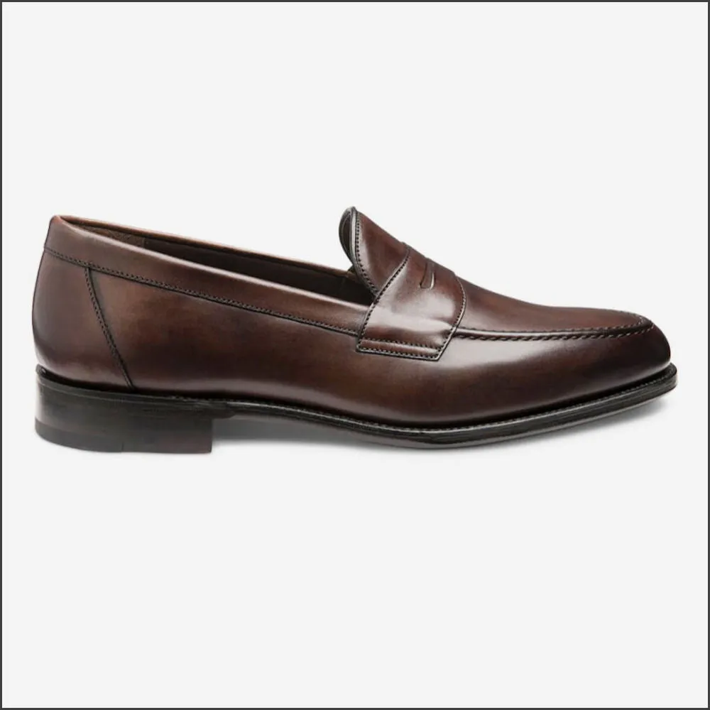 Loake Hornbeam Scorched Walnut Loafer F Fit@