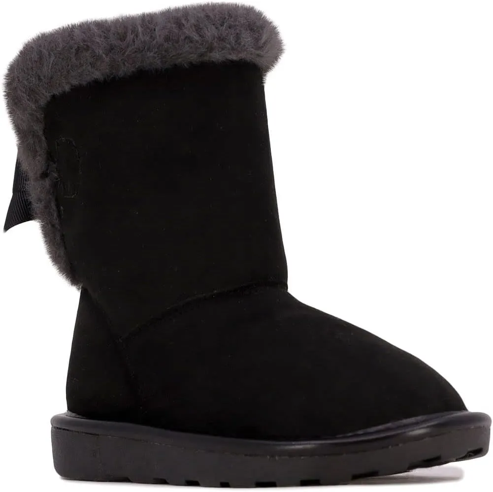 London Fog Girls Toddler Derby Street Fashion Boot Fur Lined Warm Winter Boots