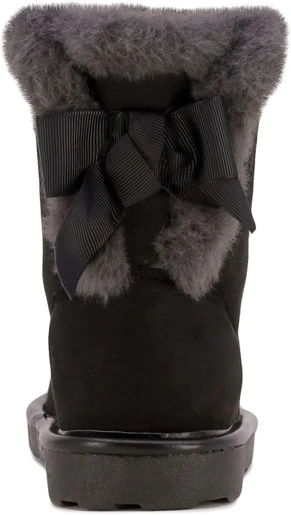 London Fog Girls Toddler Derby Street Fashion Boot Fur Lined Warm Winter Boots