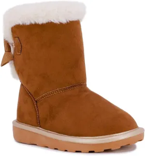 London Fog Girls Toddler Derby Street Fashion Boot Fur Lined Warm Winter Boots