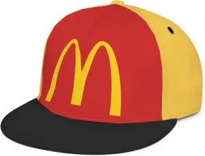 Long Flat Brim Snapback Hat for Unisex Adult Soft Outdoor Plain Baseball Cap Womens Mens Adjustable Golf Tennis Sun Hat
