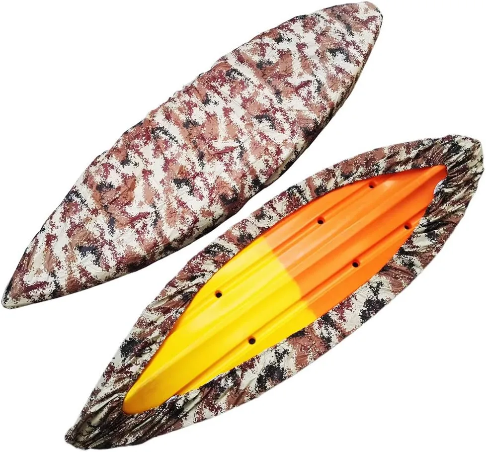 Lucky Monet Waterproof 210D Kayak Canoe Cover Storage Dust Cover UV50  Sunblock Fishing Boat Cover Shield Protector