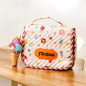 Machine learning Travel Bags Print Cream Ice Best deal