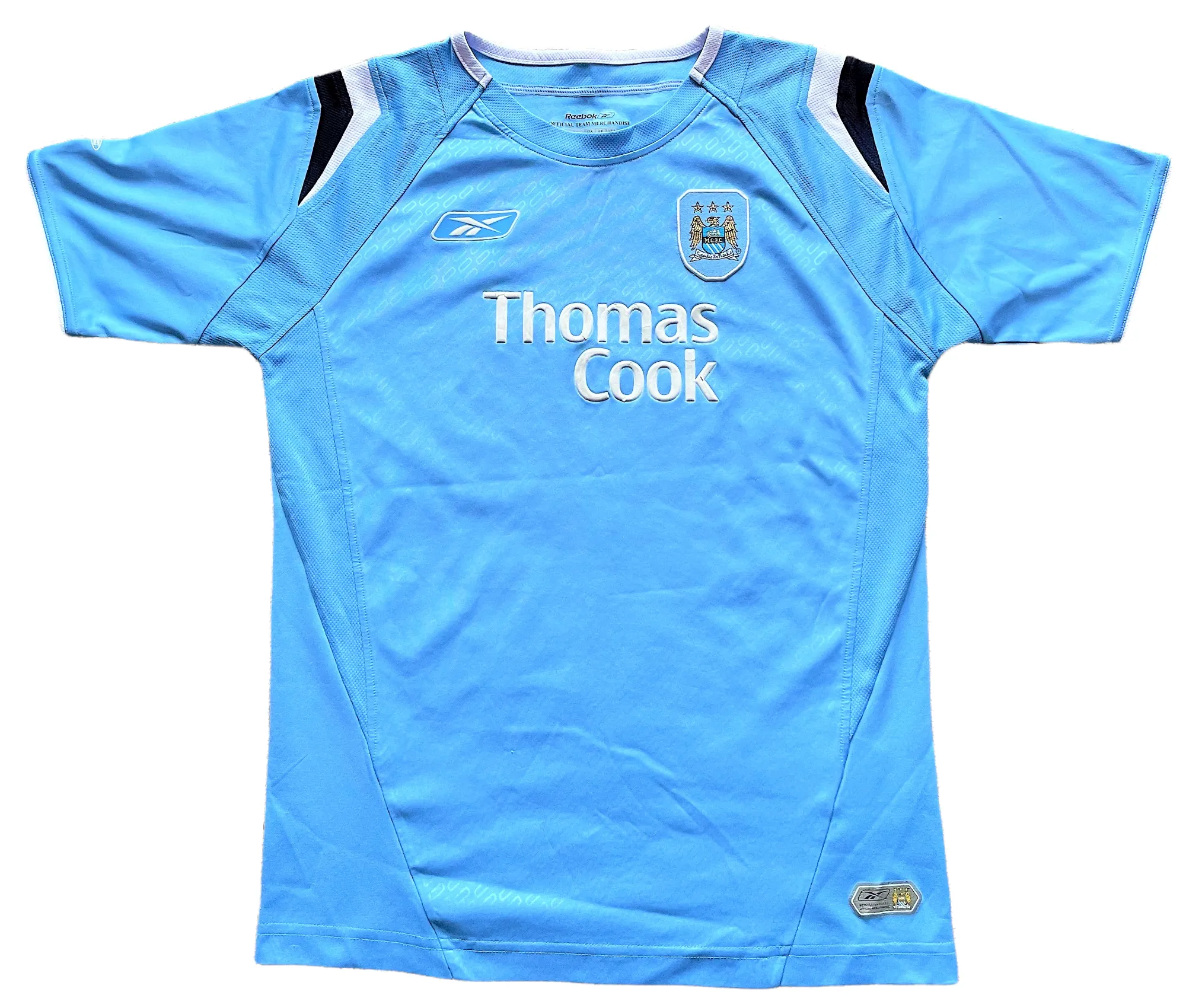 Manchester City Home Shirt 2004 (very good) Adults XS tho on tag Youths 30-32