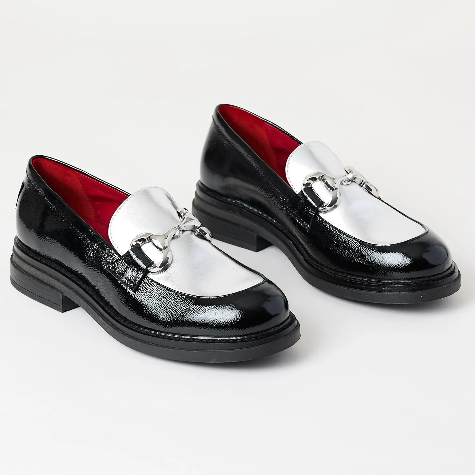 Marco Moreo Black Patent Leather Loafers