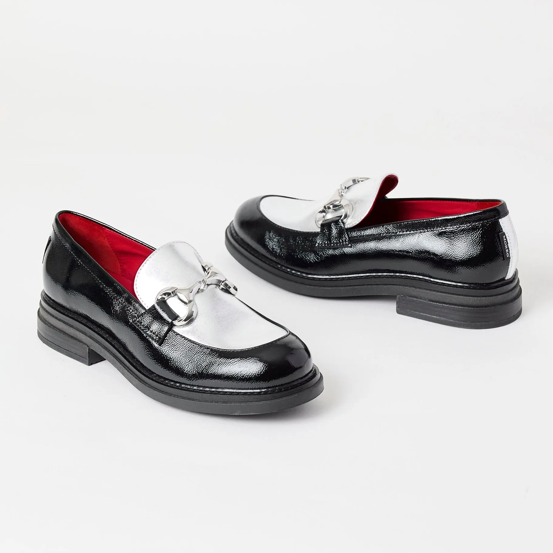Marco Moreo Black Patent Leather Loafers