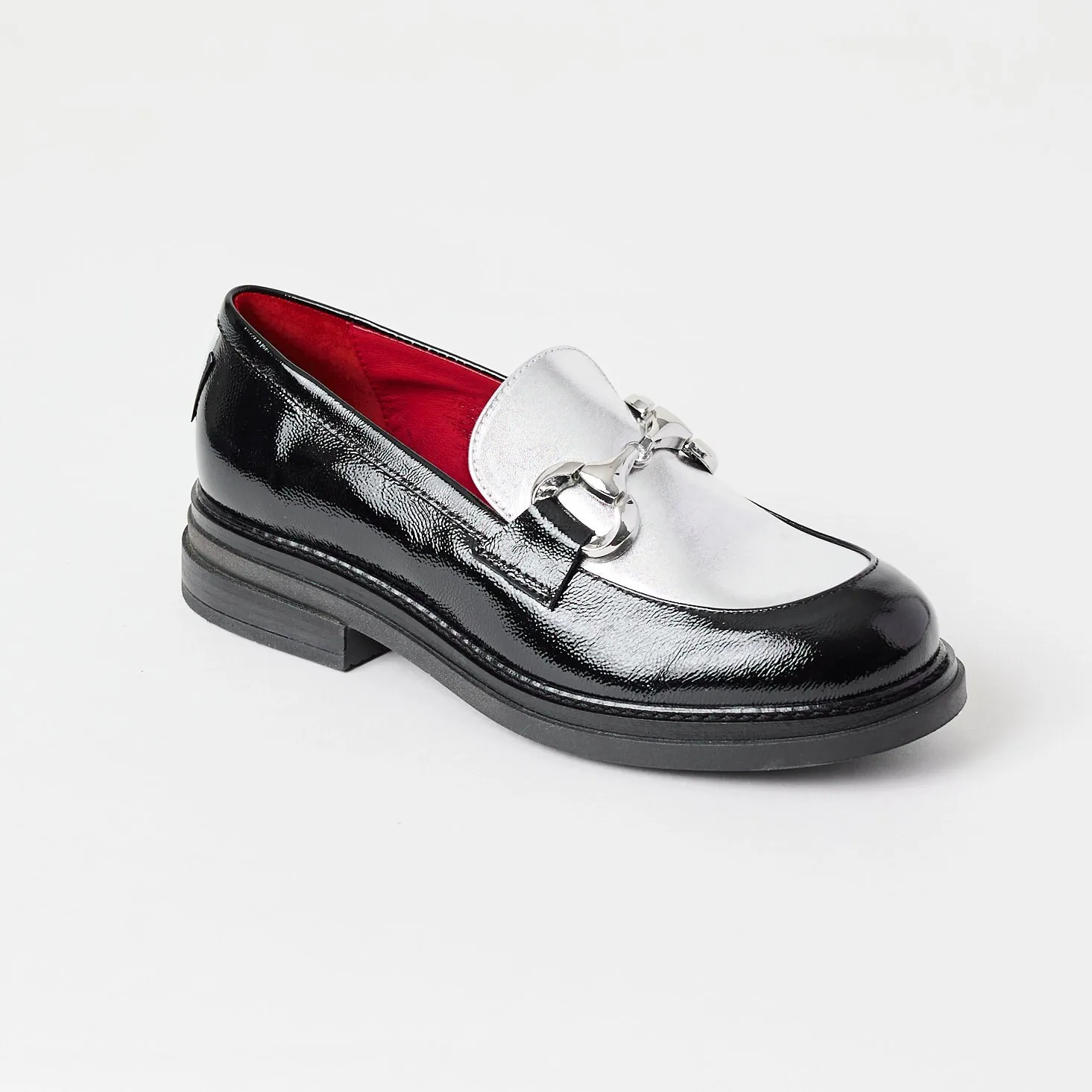 Marco Moreo Black Patent Leather Loafers