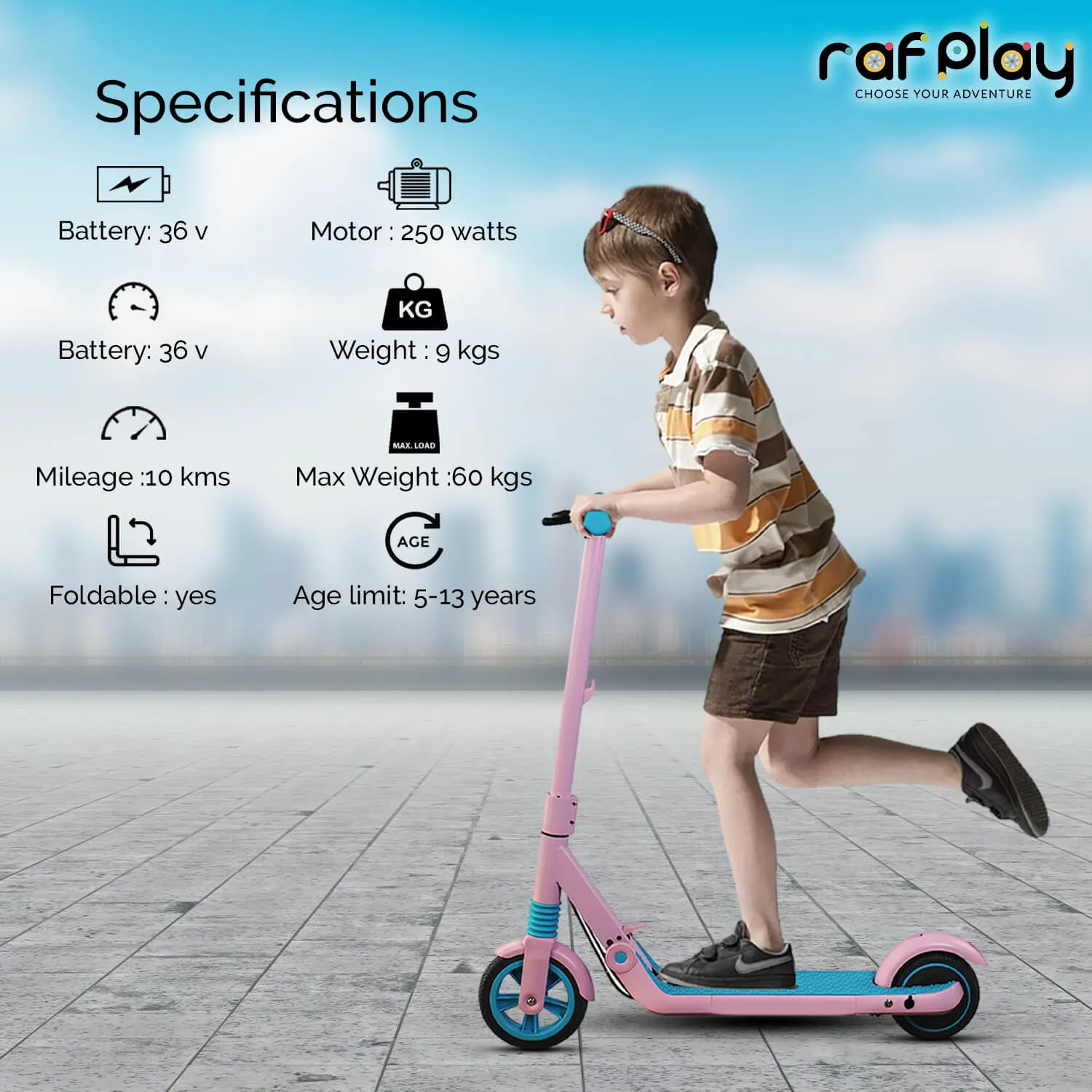 Megawheels Pro 5 Electric Scooter For Kids