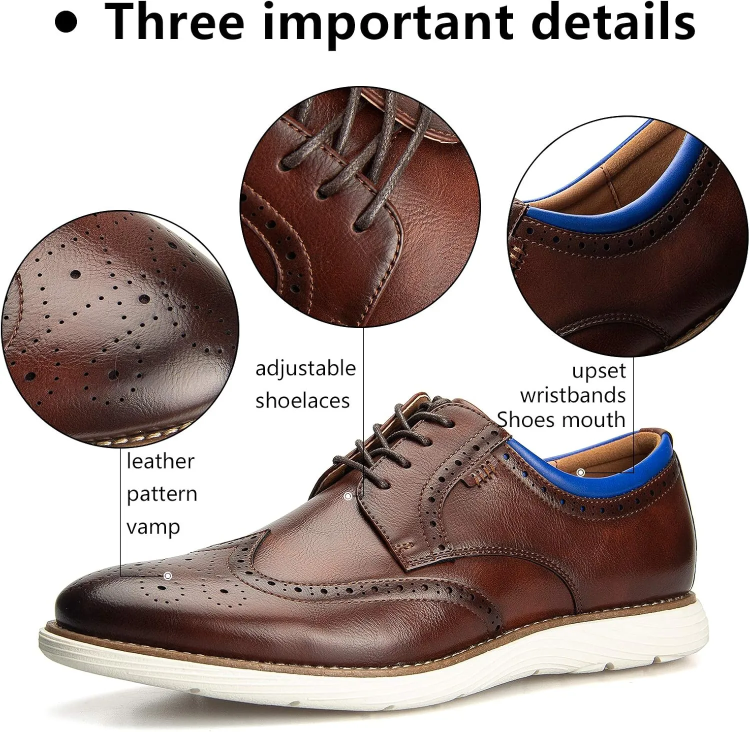 Meijiana Men's Oxford Shoes Casual Shoes for Men Casual Dress Shoes for Men