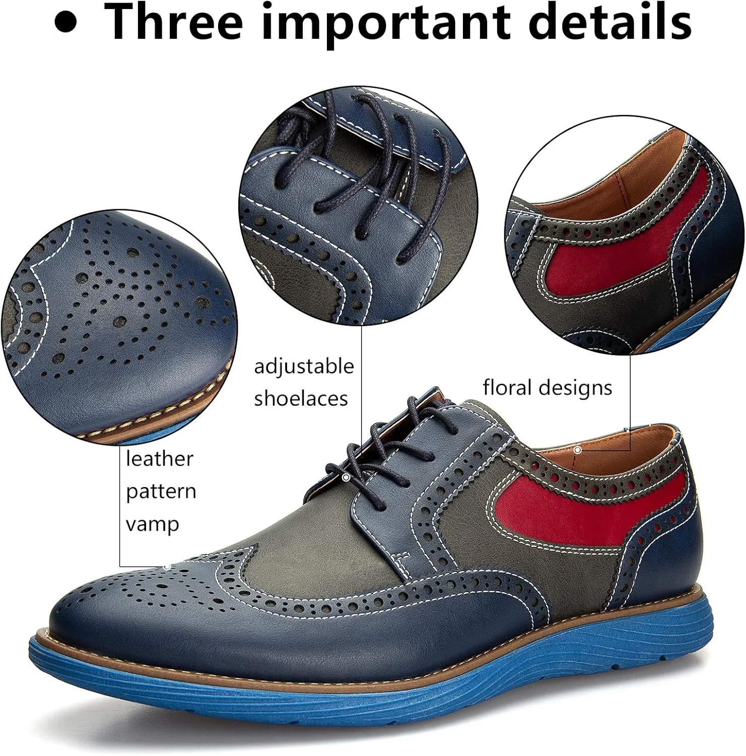 Meijiana Men's Oxford Shoes Casual Shoes for Men Casual Dress Shoes for Men