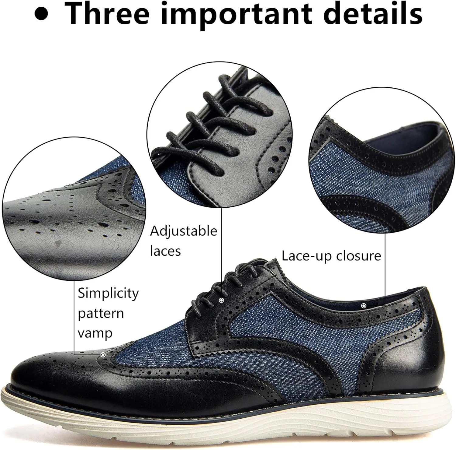 Meijiana Men's Oxford Shoes Casual Shoes for Men Casual Dress Shoes for Men