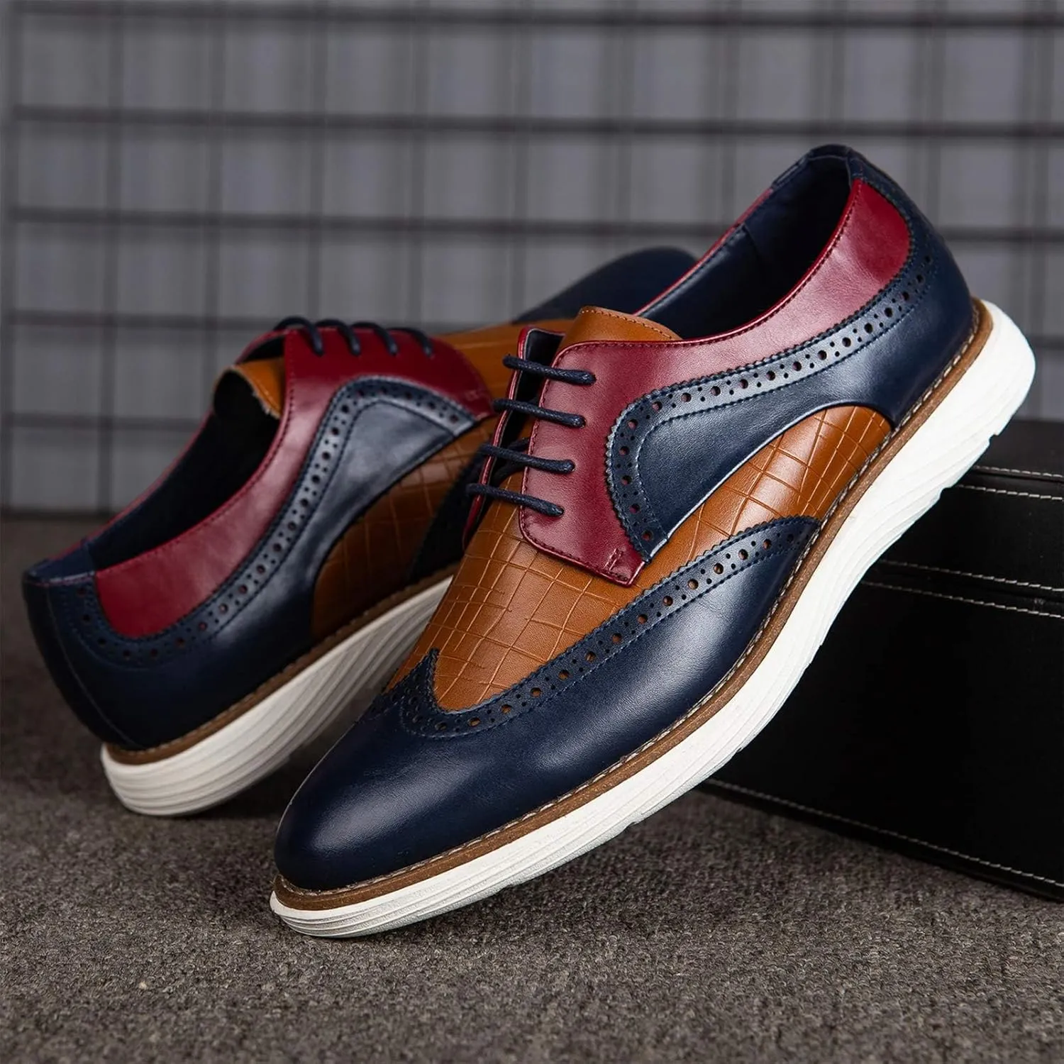 Meijiana Men's Oxford Shoes Casual Shoes for Men Casual Dress Shoes for Men
