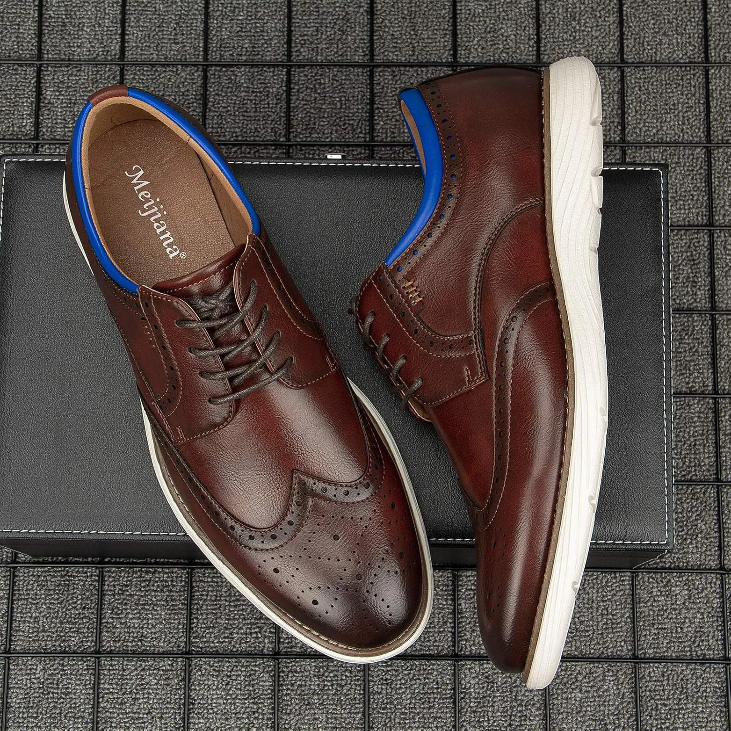 Meijiana Men's Oxford Shoes Casual Shoes for Men Casual Dress Shoes for Men