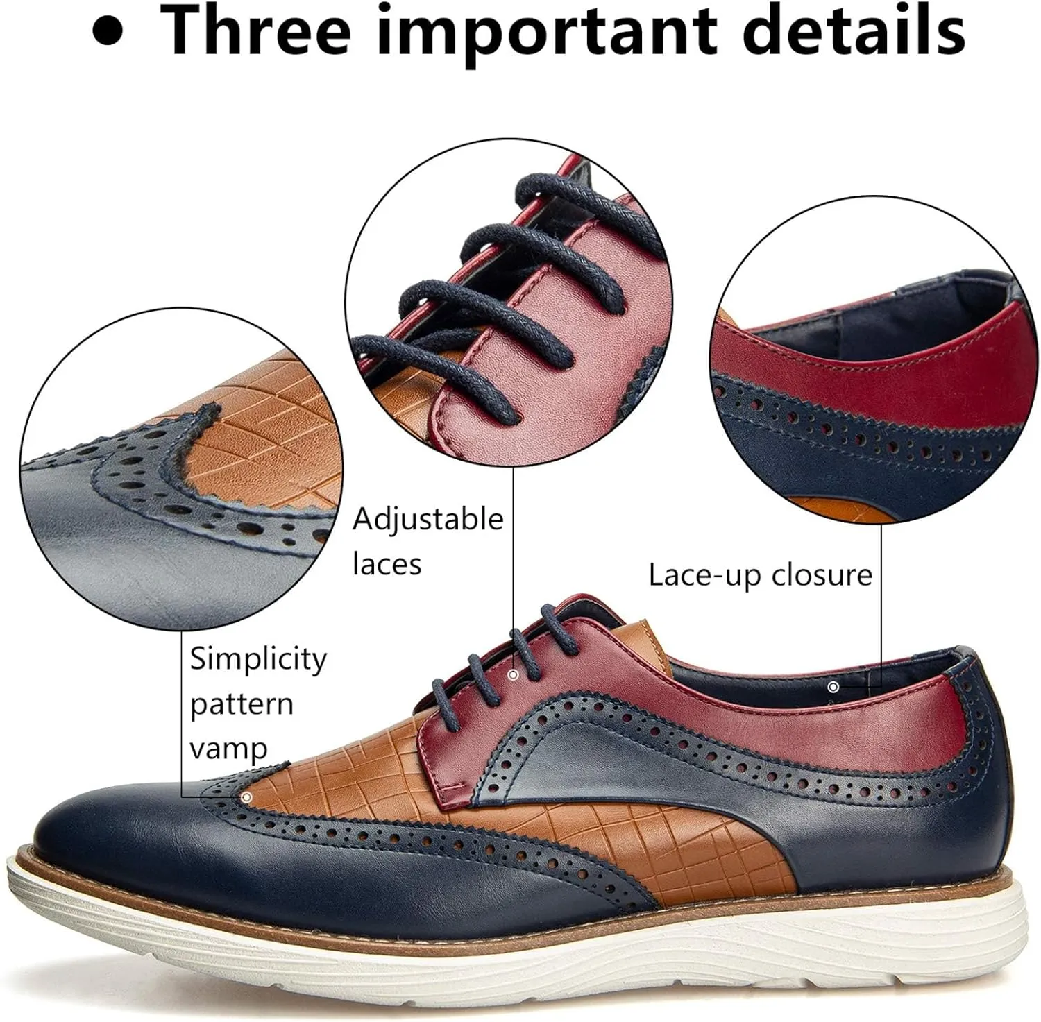 Meijiana Men's Oxford Shoes Casual Shoes for Men Casual Dress Shoes for Men